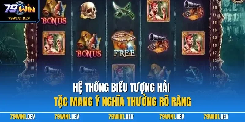 Nổ Hũ Vua Hải Tặc 79WIN – Hành Trình Săn Kho Báu Hấp Dẫn 3 Hệ thống biểu tượng hải tặc mang ý nghĩa thưởng rõ ràng