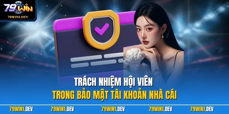 Chế độ bảo mật 79win 3 Trách nhiệm hội viên trong bảo mật tài khoản nhà cái